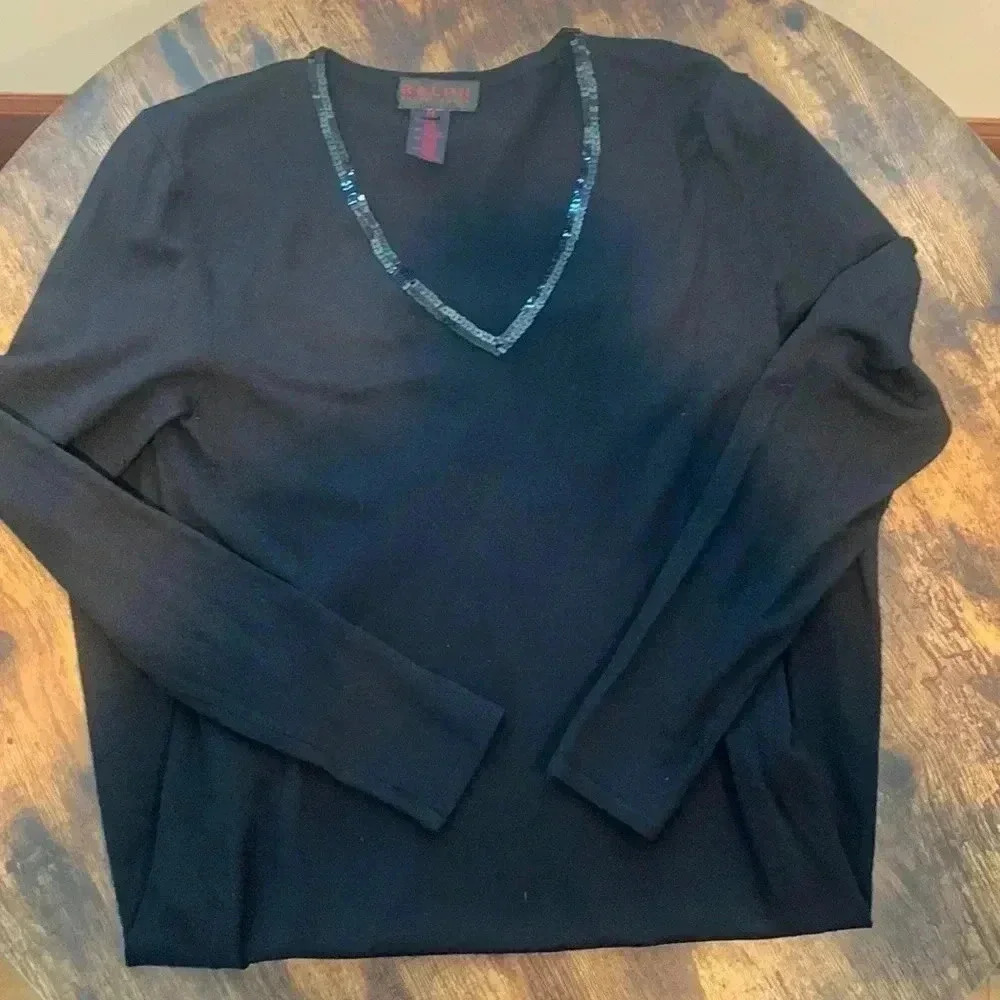 Ralph Lauren black sweater dress